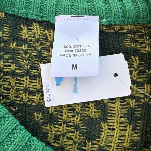 Unisex green sweater Dollar Bills money print   #peak#Y2KSweater#StPatricksday - Picture 4 of 6